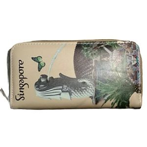 NWOT Singapore Large Wristlet Clutch Wallet